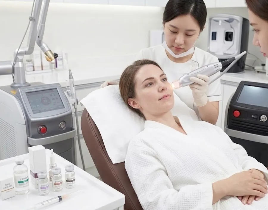 1-Day teeth scaling and professional whitening in Seoul Korea