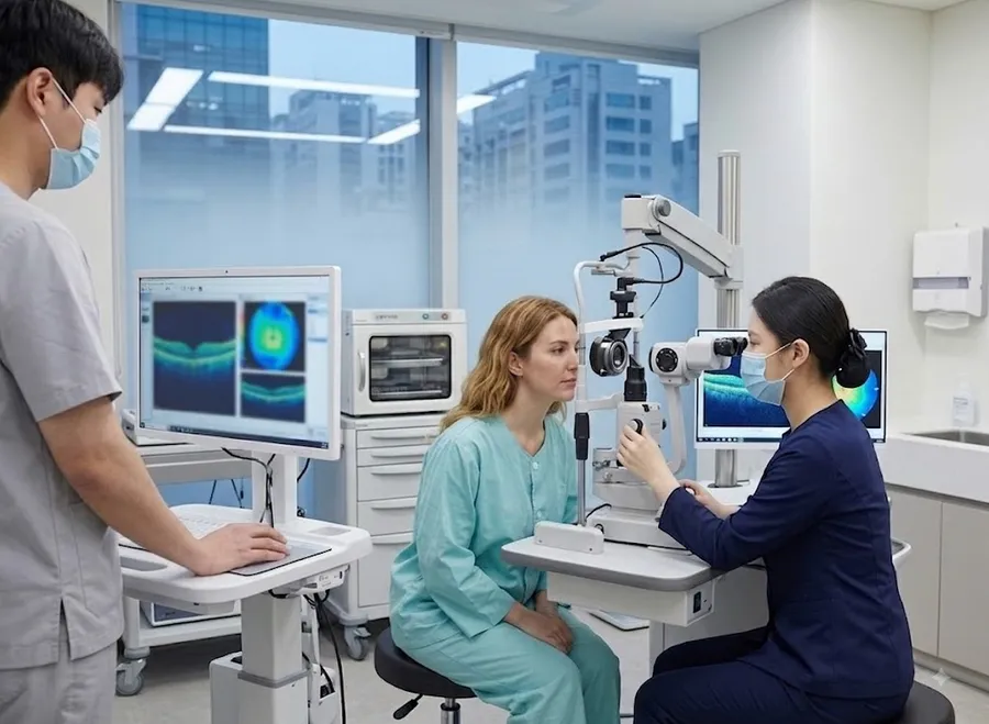1-Day SMILE LASIK vision correction and eye screening in Korea